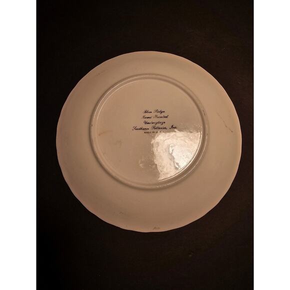 Blue Ridge Southern Potteries Set 6 Fruit Dinner Plates Handpainted USA - Picture 16 of 16